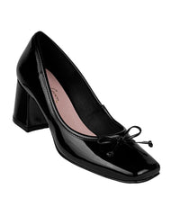 Zapatilla Mujer Tacón Negro Gina Loren 23804100