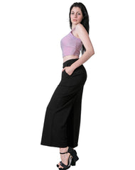 Pantalón Mujer Moda Recto Negro Stfashion 52404409