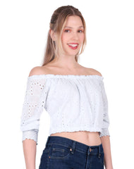 Blusa Mujer Blanco Stfashion 64105418