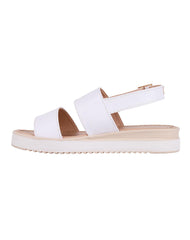 Sandalia Mujer Casual Cuña Blanco Stfashion 08004204