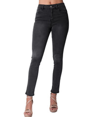 Jeans Mujer Moda Skinny Gris Fergino 52904614