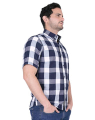 Camisa Hombre Casual Regular Azul Stfashion 57205400