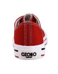 Tenis Mujer Casual Rojo Capa De Ozono 06004126