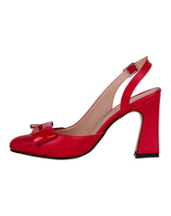 Zapatilla Mujer Tacon Rojo Valdano 01404103