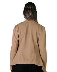 Saco Mujer Formal Cardigan Beige Stfashion 72605413