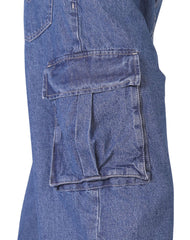 Jeans Mujer Moda Cargo Azul Oggi 59105448