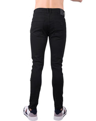 Jeans Hombre Moda Skinny Negro Hippie & Rock 71805213