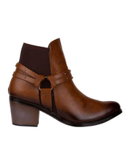 Botin Mujer Casual Tacón Café Stfashion 17304102