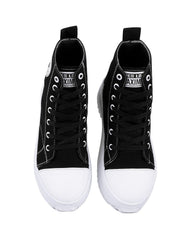 Tenis Mujer Casual Plataforma Negro Stfashion 16904107