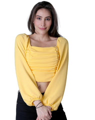 Blusa Mujer Amarillo Stfashion 64104625