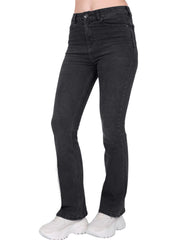 Jeans Mujer Moda Acampanado Negro Stfashion 63105201