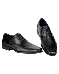 Zapato Vestir Oxford Hombre Negro Piel Flexi 02503727