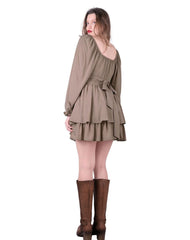 Vestido Mujer Casual Beige Stfashion 79305069