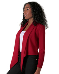 Saco Mujer Formal Cardigan Rojo Stfashion 72604224
