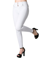 Jeans Mujer Moda Skinny Blanco Fergino 52904610