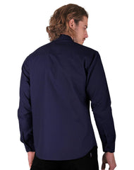 Camisa Hombre Casual Slim Azul Stfashion 50503601