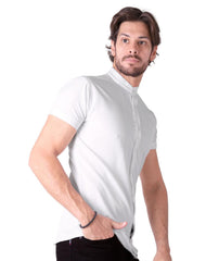 Camisa Hombre Casual Slim Blanco Stfashion 50505028