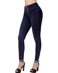 Jeans Mujer Moda Skinny Azul Fergino 52904622