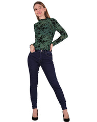 Jeans Mujer Básico Skinny Azul Oggi 59104028