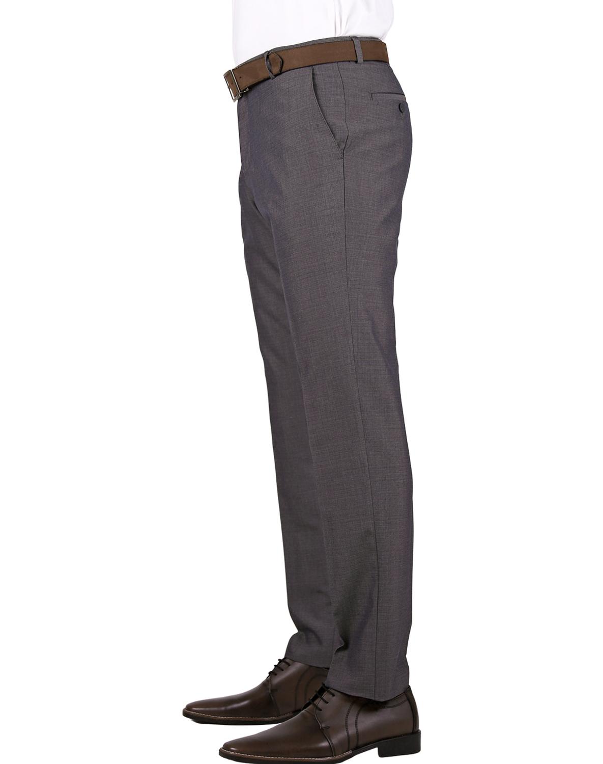Gris Oxford Pantalon Gris Vestir Pantalón Hombre Vestir Gris Yale