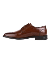 Zapato Hombre Oxford Vestir Café Piel Stampa 14104206