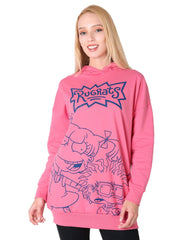 Sudadera Mujer Moda Con Capucha Rosa Nickelodeon 56504802