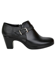 Botin Mujer Formal Tacon Negro Vitalia 16802906