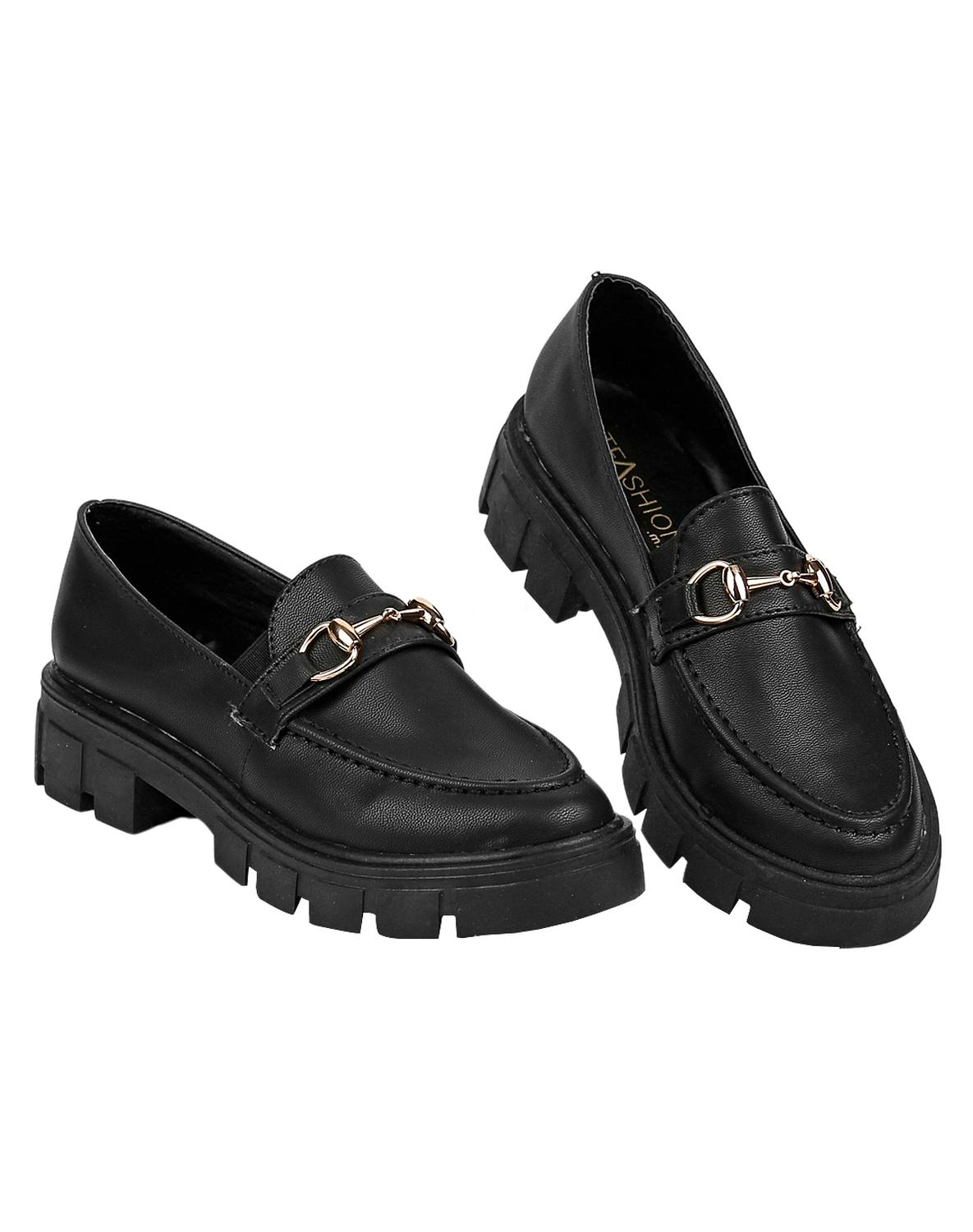 Zapatos de Salón Mujer Negro Multicolor Talón 12 CM Perno Y Piel Sintético