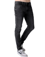 Jeans Hombre Moda Slim Negro Furor 62107038