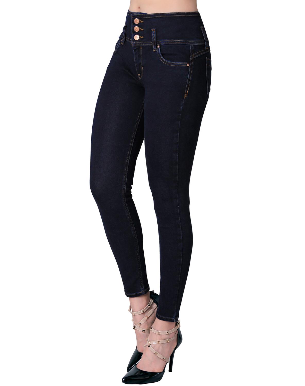 Jeans Básico Mujer Furor Stone 62105008 Mezclilla Stretch