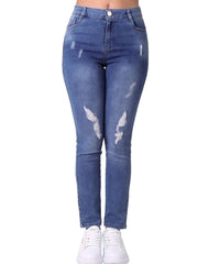 Jeans Mujer Moda Skinny Azul Stfashion 52905005