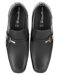 Zapato Hombre Mocasín Vestir Mocasín Negro Signos 00603102