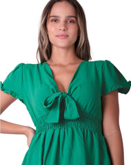 Vestido Mujer Casual Verde Stfashion 52405037