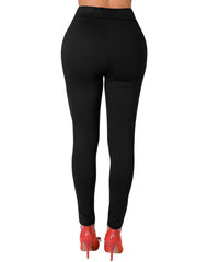 Mallones Mujer Casual Negro Stfashion 69705200