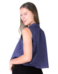 Blusa Mujer Azul Stfashion 79305432