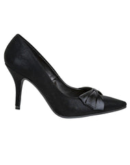 Zapatilla Mujer Tacon Negro Gina Loren 23802902