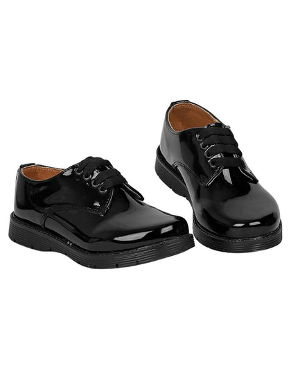 Zapato Escolar Niña Salvaje Tentación Negro 16803101 Tipo Charol