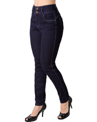 Jeans Mujer Moda Skinny Azul Fergino 52904803