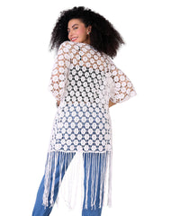 Saco Mujer Casual Cardigan Blanco Nyd 58005409