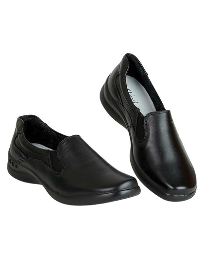 Zapato Confort Mujer Flexi Negro 02500511 Piel