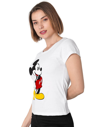 Playera Moda Camiseta Mujer Blanco Disney 58205005