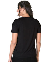 Playera Mujer Moda Camiseta Negro Toxic 51604417