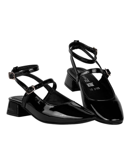 Flat Mujer Negro Stfashion 24104107