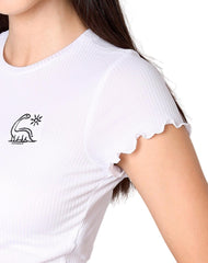 Playera Mujer Moda Camiseta Blanco Stfashion 72605076