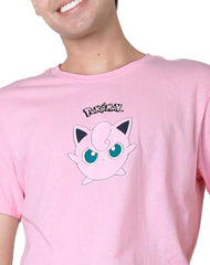 Playera Hombre Moda Camiseta Rosa Pokemon 56505088