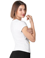 Playera Mujer Moda Camiseta Blanco Disney 58205005