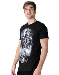 Playera Hombre Moda Camiseta Negro Attack On Titan 56505024