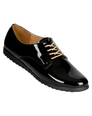 Zapato Mujer Oxford Vestir Negro Salvaje Tentacion 00303230
