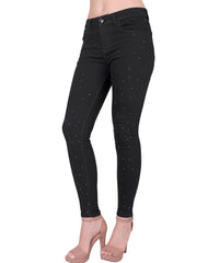 Jeans Mujer Moda Skinny Negro Stfashion 63105200