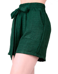 Short Mujer Casual Recto Verde Stfashion 69705422